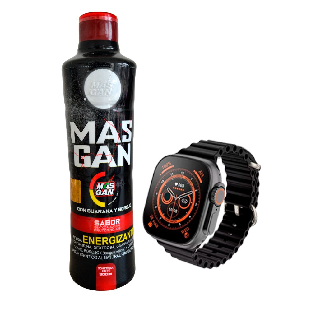 Masgan 500ml + Smart watch T900 Ultra